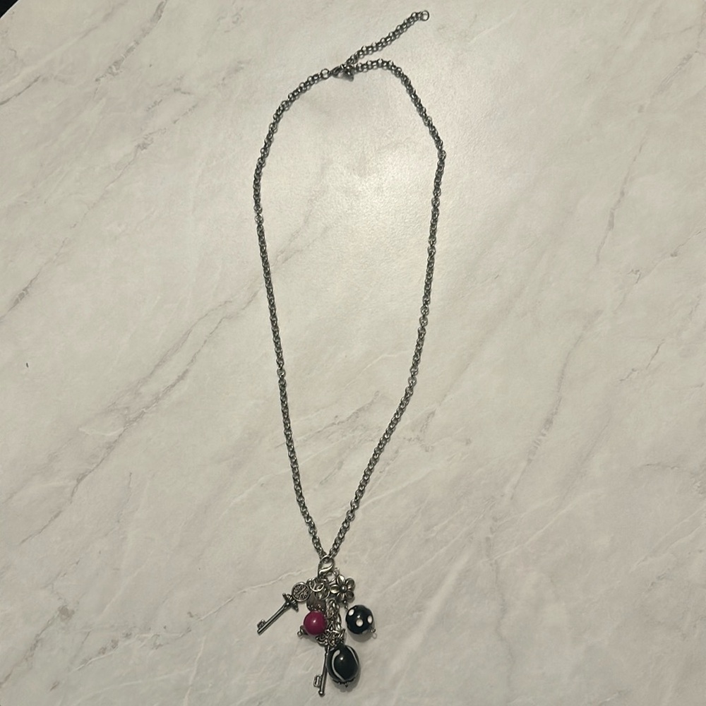 Silver Statement Necklace, Adjustable